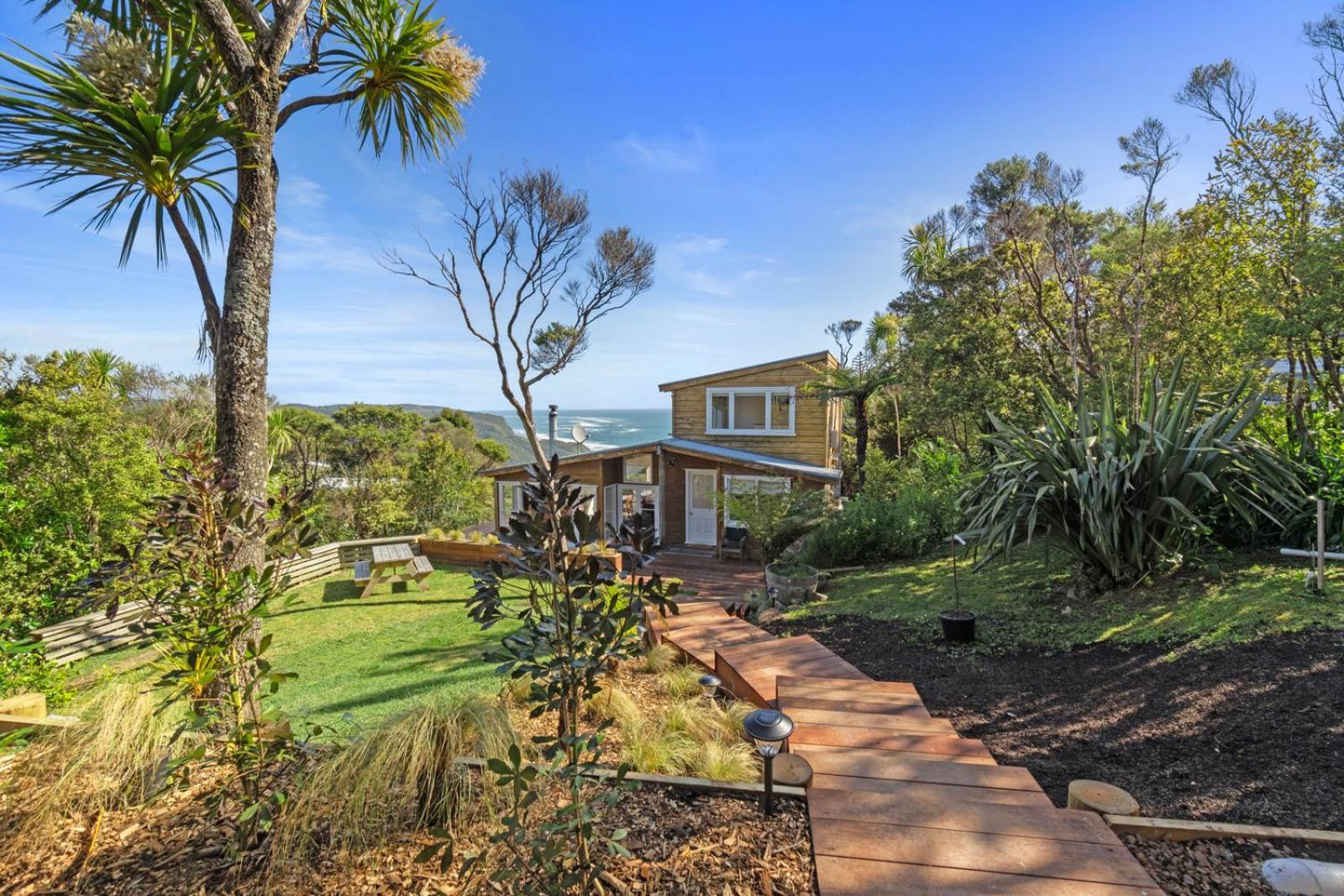 Piha - City Escape, Piha Holiday Home Exterior foto